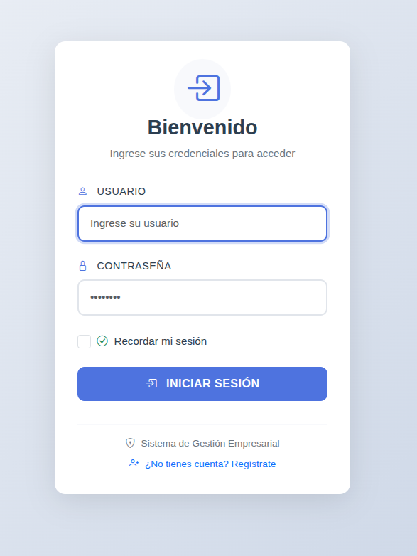 Dashboard Principal